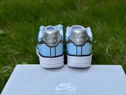 Custom Air Force 1 Blue Purple Cartoon - view 2