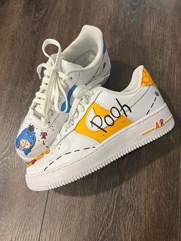 Winnie And His Friends Hand Painted Custom Air Force 1 - view 2