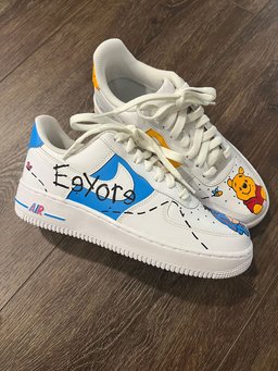 Winnie And His Friends Hand Painted Custom Air Force 1 - view 3