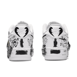 Black Metal Chain Skeleton Custom Air Force 1 - view 4