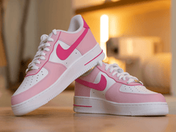 Sweet Pink Custom Air Force 1 - view 2