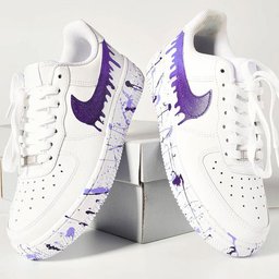 Gradient Starry Sky Purple Custom Air Force 1 - view 3