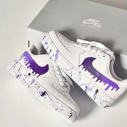 Gradient Starry Sky Purple Custom Air Force 1 - view 2