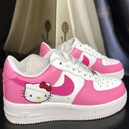 Hello Kitty Pink Custom Air Force 1 - view 2
