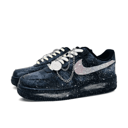 Dark Blue Bling Metal Chain Custom Air Force 1 - view 3