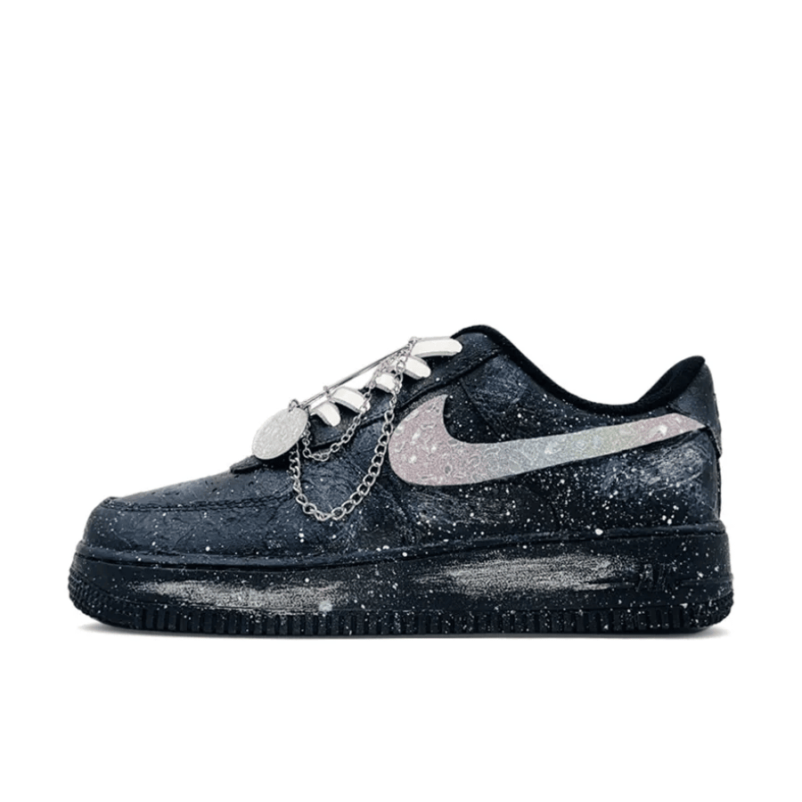 Dark Blue Bling Metal Chain Custom Air Force 1