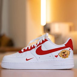 Red Dog Pet Custom Air Force 1 - view 2