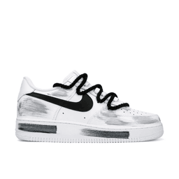 Extra Lace Blcak Gray Custom Air Force 1 - view 2
