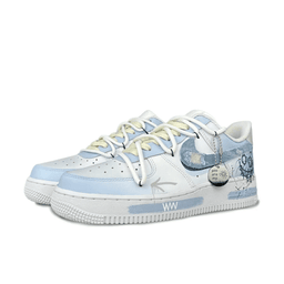 Patch Extra Lace Blue Custom Air Force 1 - view 3