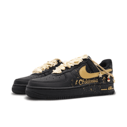 Christmas Metal Chain Santa Hat Black Custom Air Force 1 - view 3