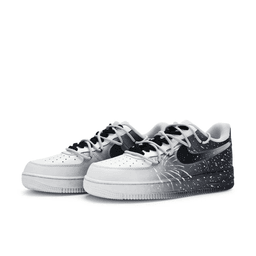 Black White Gradient Spray Custom Air Force 1 - view 3