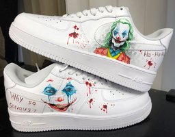Joker Painting Custom Air Force 1 - view 2