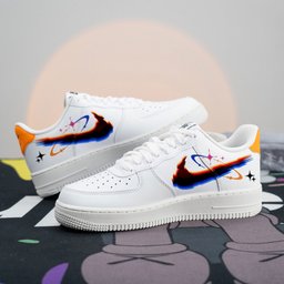 Black Cat Cyberpunk Custom Air Force 1 - view 4