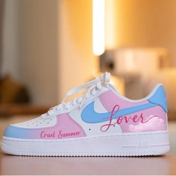 Sweet Summer Pink Couple Custom Air Force 1 - view 3
