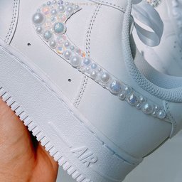 Pearl Wedding Custom Air Force 1 - view 2