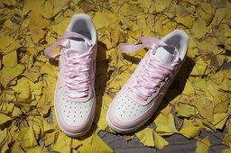 Baby Pink Ribbon Custom Air Force 1 - view 2