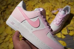 Baby Pink Ribbon Custom Air Force 1 - view 3