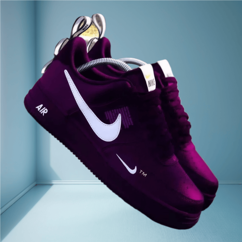 Custom Air Force 1 Purple Black