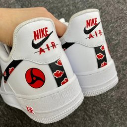 Custom Air Force 1 Naruto Akatsuki Cloud - view 3