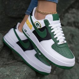 Packers Green Black Custom Air Force 1 - view 2
