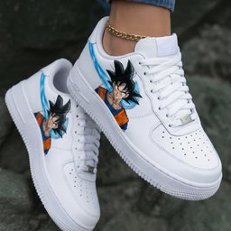 Goku Blue Orange Custom Air Force 1 - view 2