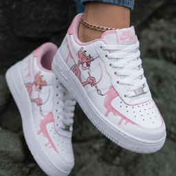 Pink Panther Baby Pink Custom Air Force 1 - view 2
