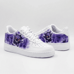 Gengar Purple White Custom Air Force 1 - view 2