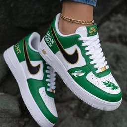 Eagle Green Black Custom Air Force 1 - view 2