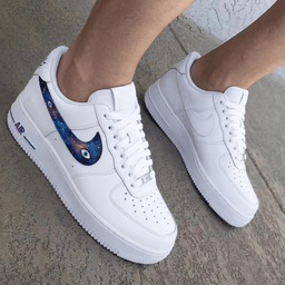 Galaxy Eyes Blue Purple Custom Air Force 1