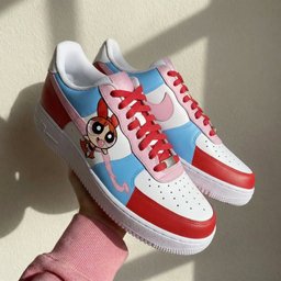 Powerpuff Girls Red Baby Pink Baby Blue Custom Air Force 1 - view 2
