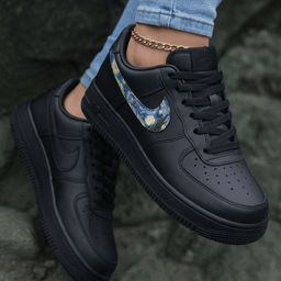 Starry Night Black Custom Air Force 1 - view 2