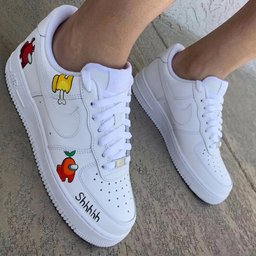 Among Us Red Yellow Custom Air Force 1