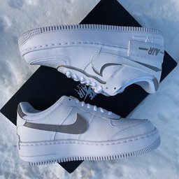 Grey Shadow Custom Air Force 1 - view 2