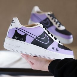 Black Cat Custom Air Force 1