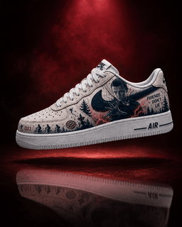 Hand Painted Stranger Things Custom Air Force 1 Sneakers