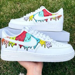 Cartoon Drip Custom Air Force 1