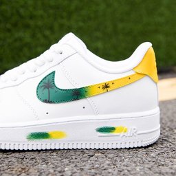 Palm Tree Shadow Custom Air Force 1 - view 2