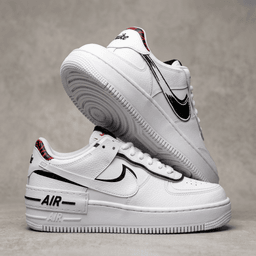 Hand Painted Black White Custom Air Force 1 Sneakers - view 2