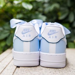 Blue Hearts Custom Air Force 1 - view 3