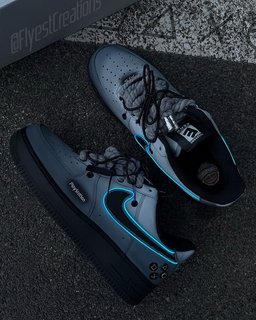 Hand Painted Custom PS5 Air Force 1 Sneakers - view 2