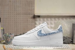 Blue Bandana Custom Air Force 1 - view 3