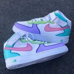 Macaron Mid Custom Air Force 1