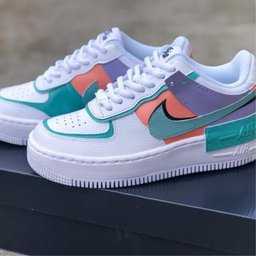 Dark Colors Shadow Custom Air Force 1 - view 2