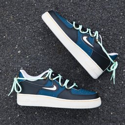 Dark Colors Custom Air Force 1 - view 2