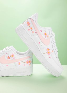 Pink Peach Blossom Custom Air Force 1 - view 2