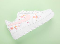 Pink Peach Blossom Custom Air Force 1 - view 4