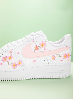 Pink Peach Blossom Custom Air Force 1 - view 5