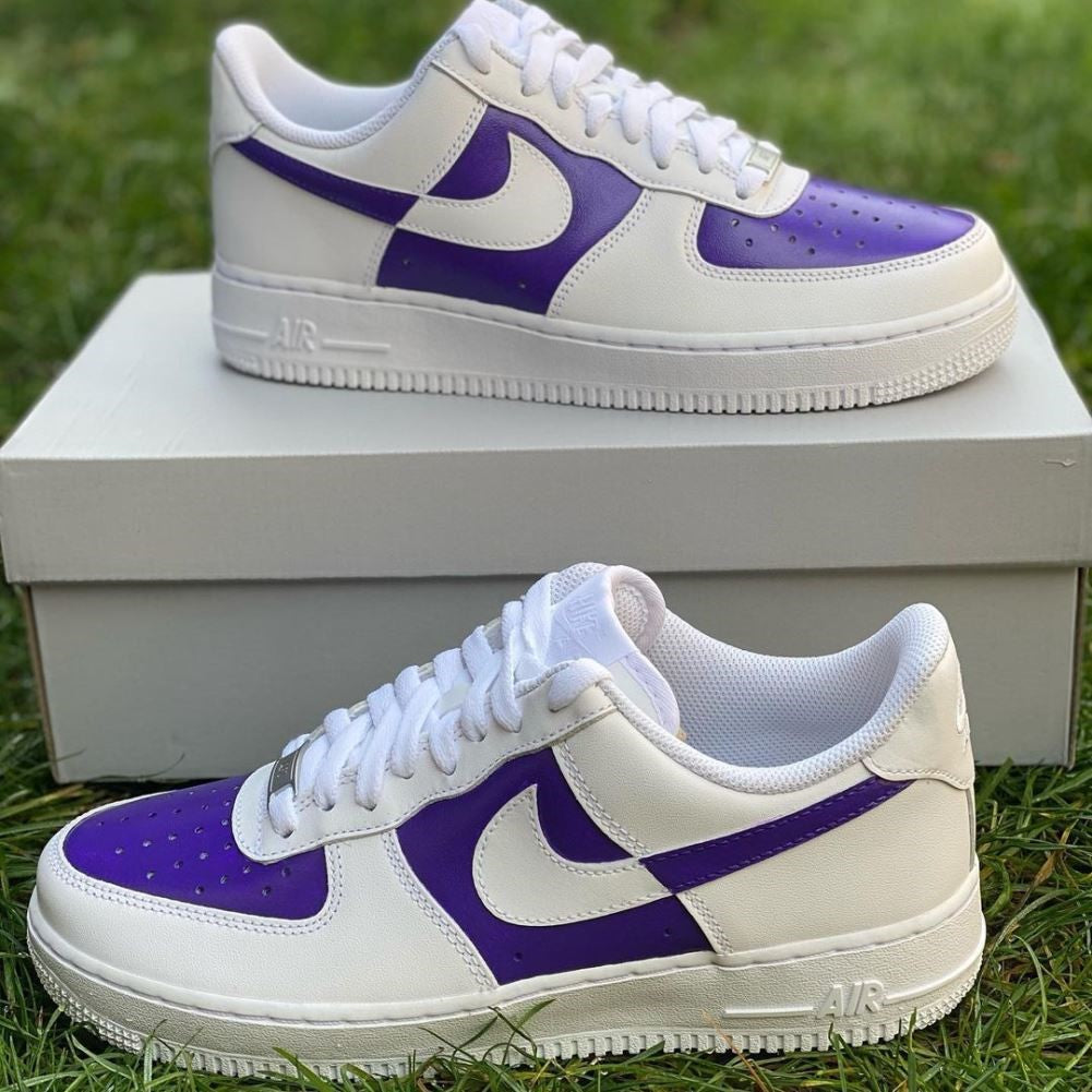 Purple Smooth Custom Air Force 1