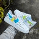 Hand Painted Custom Air Force 1 Sneakers - view 2