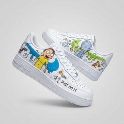 Hand Painted Custom Air Force 1 Sneakers - view 5